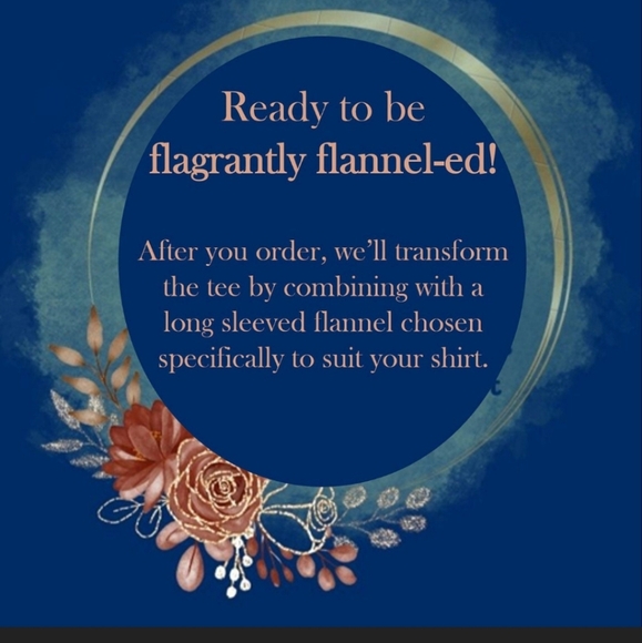 Elf food groups upcycled flannel/tee combo - Picture 4 of 8